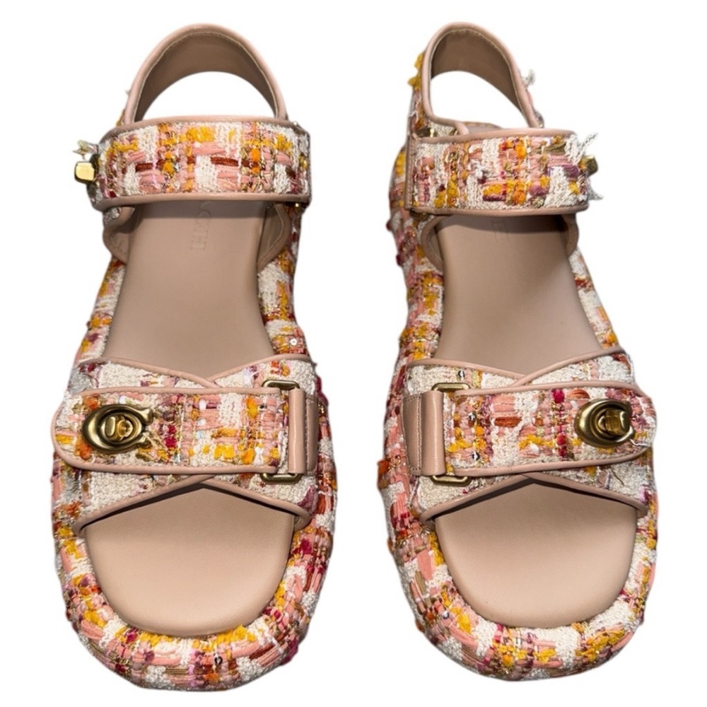 Coach Tweed Sandals - Picture 3 of 8
